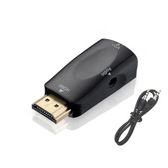 Adaptador HDMI para VGA, com Porta de Áudio Jack 3.5mm - Goeik - 1