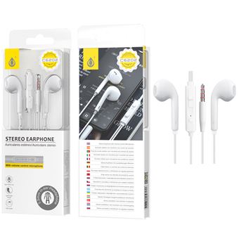 Auriculares com Fio One Plus C6202 - Branco - 1