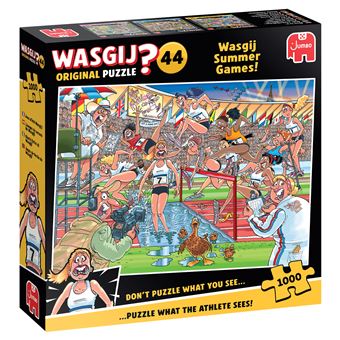 Puzzle Jumbo Wasgij No License Original 44 - Jogos de Verão de Wasgij! (1000 peças) | 1000 Peças - 1