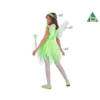 Disfarce Atosa Fantasia de Fada Verde t-4 - 1