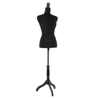 Busto manequim de Senhora vidaXL | preto - 1