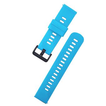 Bracelete de Silicone HSMY Simples Flexível para Amazfit GTR 42 mm - Azul - 1