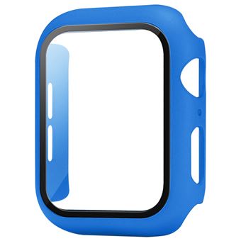 Capa Protetora HSMY Duro com Protetor de Ecrã para Apple Watch Series 3/2/1 38 mm - Azul - 2 Peças - 1