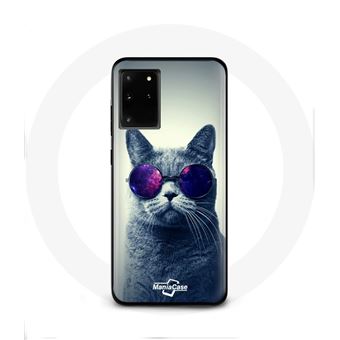 Capa Maniacase para Samsung Galaxy S11 Plus Gato Com Luatteus Roxoteus - 1
