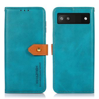 Capa PU + TPU fecho magnético dourado, azul Magunivers para Google Pixel 6a - 1