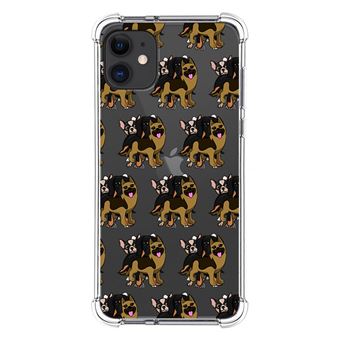 Capa Tumundosmartphone de silicone anti-choque para iPhone 11 (6.1) design Cães 09 Desenhos - 1