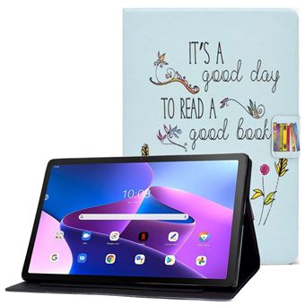 Capa PU com suporte e suporte de cartão Magunivers para Lenovo M10 FHD REL/Tab M10 Plus TB-X606F - livro colorido - 1