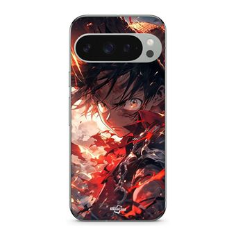 Capa Maniacase para Google Pixel 9 Pro | Luffy de uma peça manga zangada anime arte cópia - 1