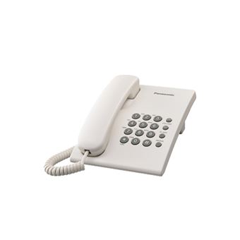 Telefone Panasonic KX-TS500PDW | Branco - 1