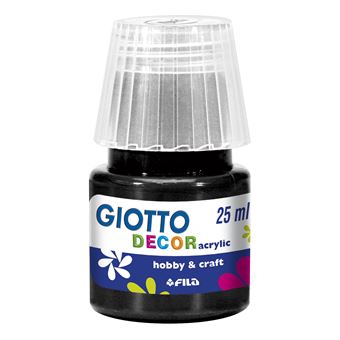 Tinta Giotto Acrilica Decor Preto 538124 | 25 ml - 1