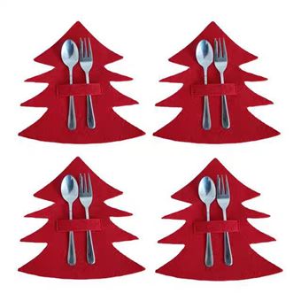 Capa para Talheres de Árvore de Natal V-REEL | 4 Peças - 1