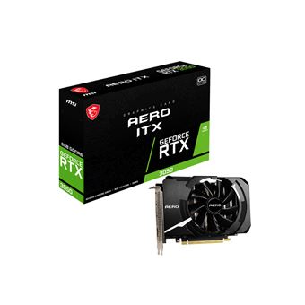 Placa de Vídeo MSI AERO ITX GeForce RTX 3050 8G OC | Preto - 1