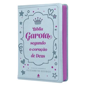 Biblia Viva Da Garota Segundo O Coracao De Deus Luxo Azul - 1