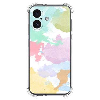 Capa Tumundosmartphone de Silicone à Prova de Choque para iPhone 17 (6.3) | Design em aquarela 11 desenhos - 1