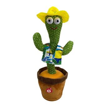 Brinquedo de Peluche DreamWorks Cantando e Dançando | Hawaii Cactus com 120 Músicas | 32 cm - 1