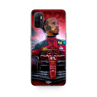 Capa Maniacase para Oppo A32 | Lewis Hamilton Ferrari oficial - 1