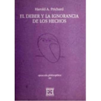 Deber y la ignorancia de los hechos, El - 1