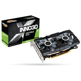 Placa de Vídeo Inno3D GEFORCE GTX 1660 TI TWIN X2 | Cinzento - 1