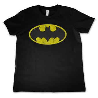 T-shirt para Criança Batman Distressed Logo Kids | Preto | 10 Anos - 1