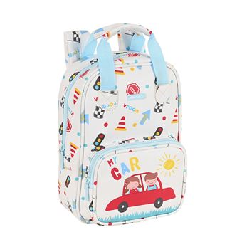 Mochila Safta My Car 2022 com Pega | 28X20X8cm | 612286765 - 1