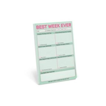 Knock Knock Best Week Ever Pad Pastel Version By Knock Knock - 1