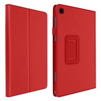 Capa Protectora Avizar para Galaxy Tab S6 Lite | Soft Touch | Função de Suporte - Vermelho - 1