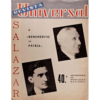 Salazar benemérito da pátria. 40.º aniversário da revolução nacional. - 1