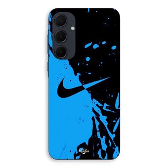 Capa Maniacase para Samsung Galaxy A35 | Nike logótipo preto e azul - 1