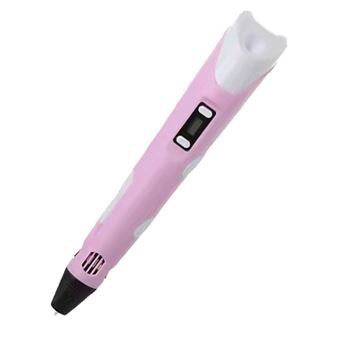 Conjunto de Canetas para Impressão 3D SZSMART 3D6D | 5 m x 20 cores  - Rosa - 1