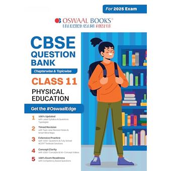Oswaal CBSE Question Bank Class 11 Physical Education, Chapterwise and Topicwise Solved Papers For 2025 Exams - 1