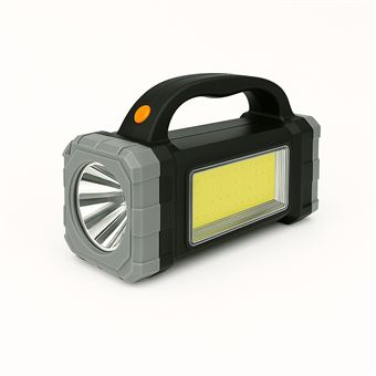 Lanterna LED SANDA SD-5732 | Recarregável | Preto - 1