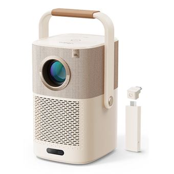 Projetor de Curta Distância Yaber T2 Plus | Castanho, Creme - 1
