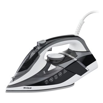 Ferro de Engomar Trisa Prof. Steam i6242 | Cinzento, Branco - 1