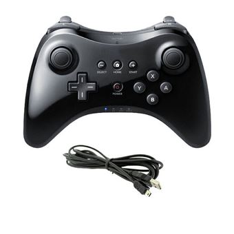 Comando PRO bluetooth sem fio V-REEL para Nintendo Wii U - Preto - 1