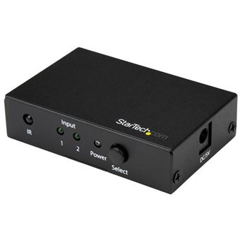 Comutador de Vídeo StarTech.com Comutador HDMI de 2 portas - 4K 60Hz | Preto - 1