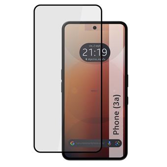 Película Protetora de Ecrã Tumundosmartphone para Nothing Phone 3A 5G | Vidro temperado Borda Preta - 1