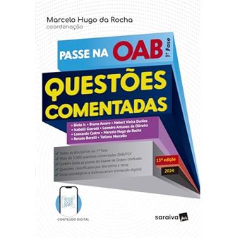 Passe Na Oab - 1A Fase - Questões Comentadas - 2024 - 1