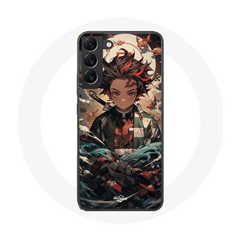 Capa Maniacase para Samsung Galaxy S22 Plus demon slayer Tanjiro anime manga - 1