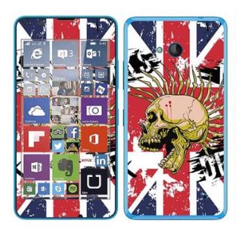 Adesivo Royalsticker Para Microsoft Lumia 640 (Sticker : Punks Not Dead) - 1