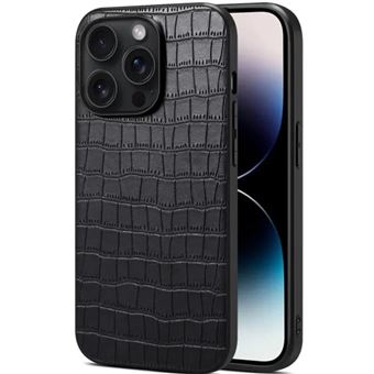 Capa com textura em crocodilo Antiimpacto | para Iphone Xs | Preto - 1