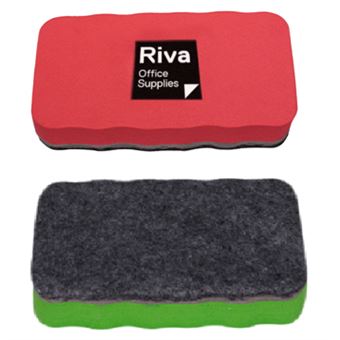 Apagador Magnético RIVA Ultra Leve para Quadros Brancos | Pack 2 Cores - 1