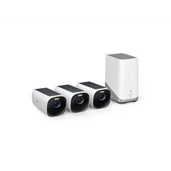 Câmara de Segurança Ip Eufy eufyCam S330 (eufyCam 3) 3-Cam Kit | Branco - 1