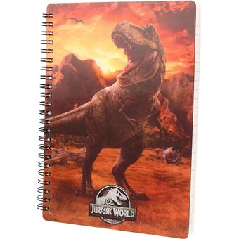 Caderno SD toys T-Rex Into the Wild Jurassic World Efeito 3D Lenticular - 1