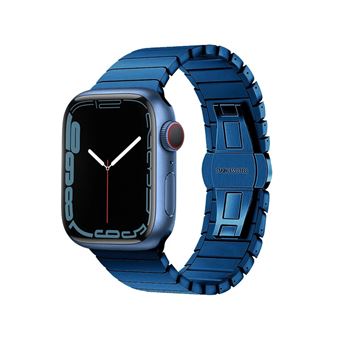 Bracelete Orysin para Apple Watch Series SE 44mm | Titânio em Aço Inox | Azul - 1