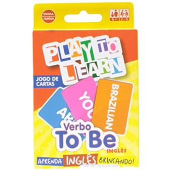 Verbo to Be - Jogo de Cartas. Coleção Aprenda Inglês Brincando - 1
