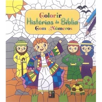 Colorir Histórias Da Bíblia Com Números - 1