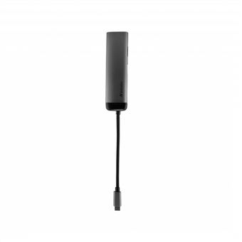 Verbatim USB-C Multiport-Hub, HDMI-Schnittstelle unterstützt bis zu 4K, 2x USB-3.0-Anschlüsse