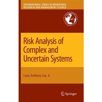 Risk Analysis of Complex and Uncertain Systems - Paperback - 2010 - 1
