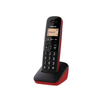 Telefone Analógico/dect Panasonic KX-TGB610JTR | Vermelho - 1