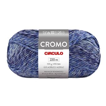 Fio de Crochet Círculo Cromo | 100G | Costeiro - 1